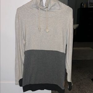 Ampersand Cowl Neck Sweatshirt- XL